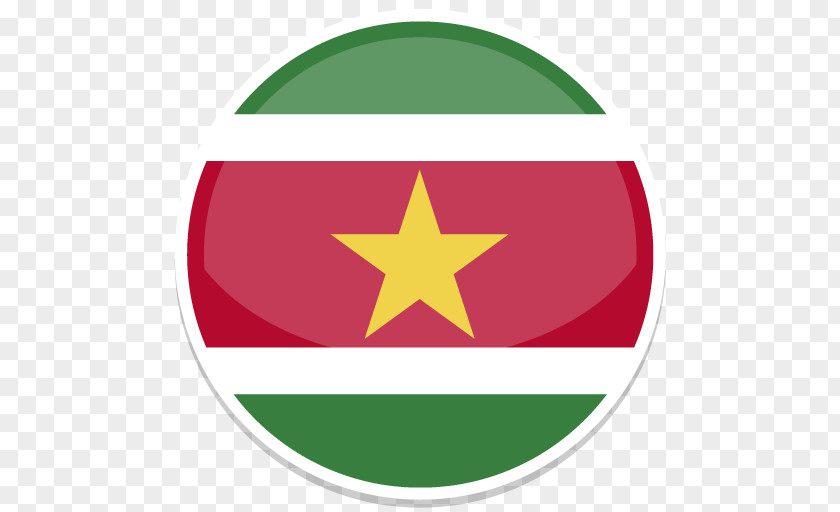 Round World Flags Flag Of Suriname National South America The PNG