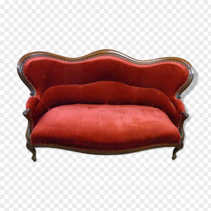 Bed Loveseat Couch Louis Philippe Style XIII Sofa PNG