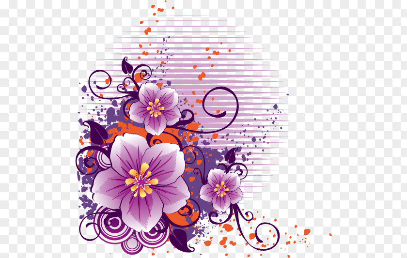 Flower Vector Graphics Floral Design Clip Art Cdr PNG