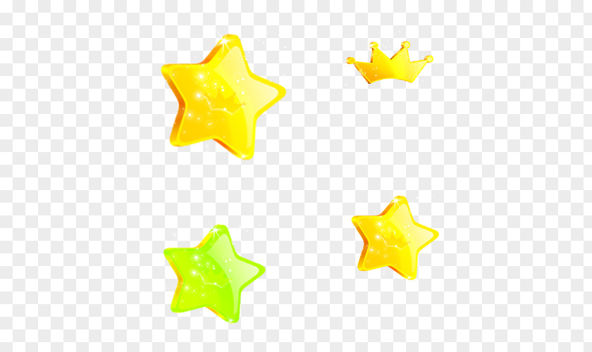 Star Yellow Gold Number PNG