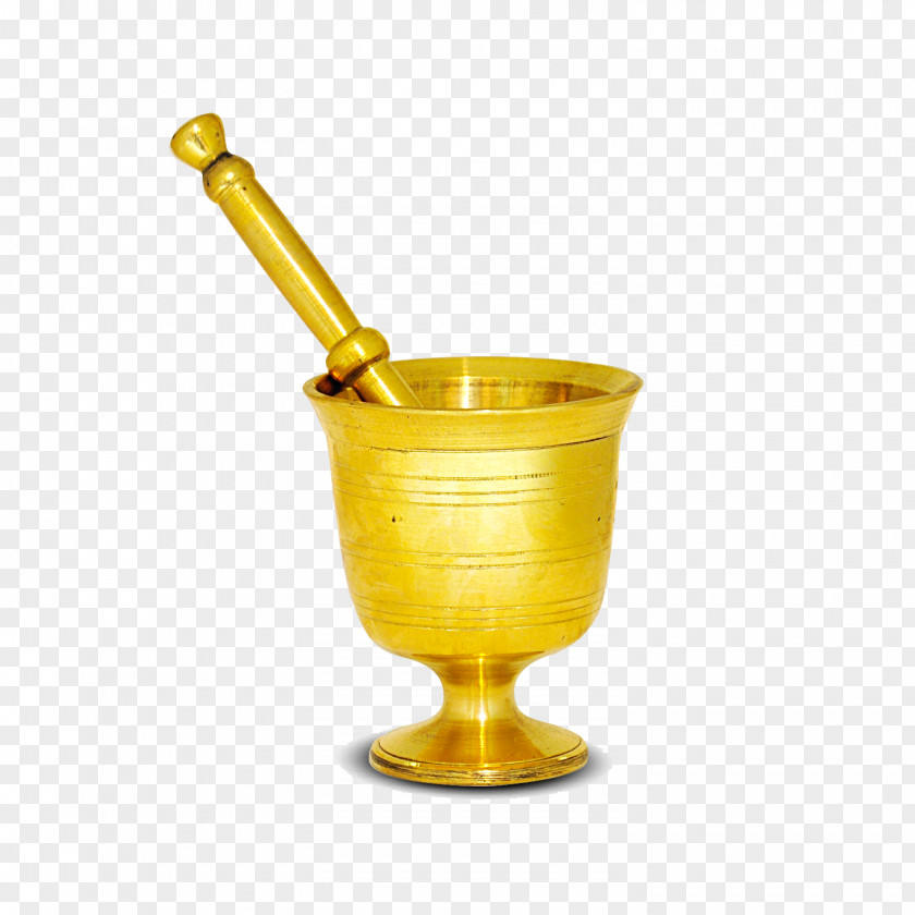 Brass Mortar And Pestle Copper PNG