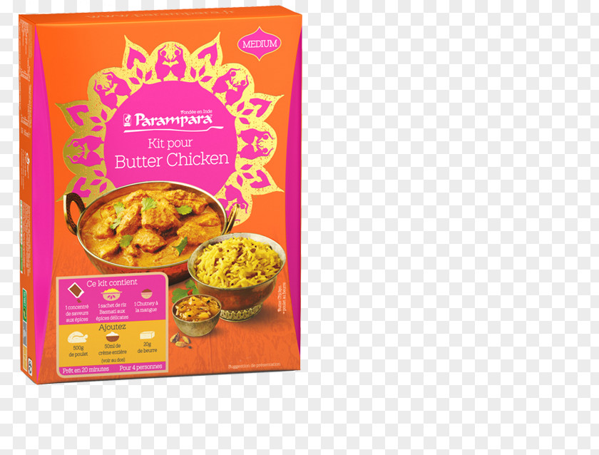 Butter Chicken Vegetarian Cuisine Tikka Masala Indian Korma PNG