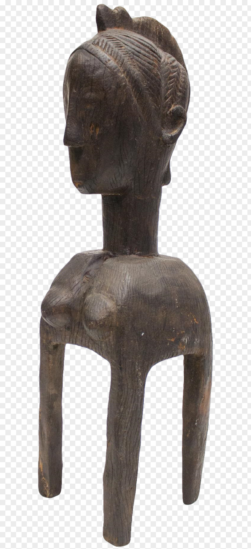 Fang Sculpture In Africa Bronze Wood Carving Figurine PNG