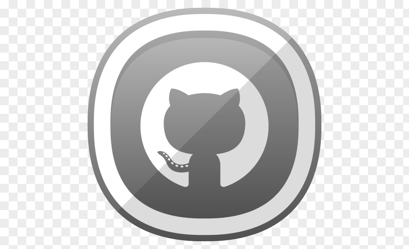 Github Cat In A Circle Icon GitHub Bitbucket Version Control PNG