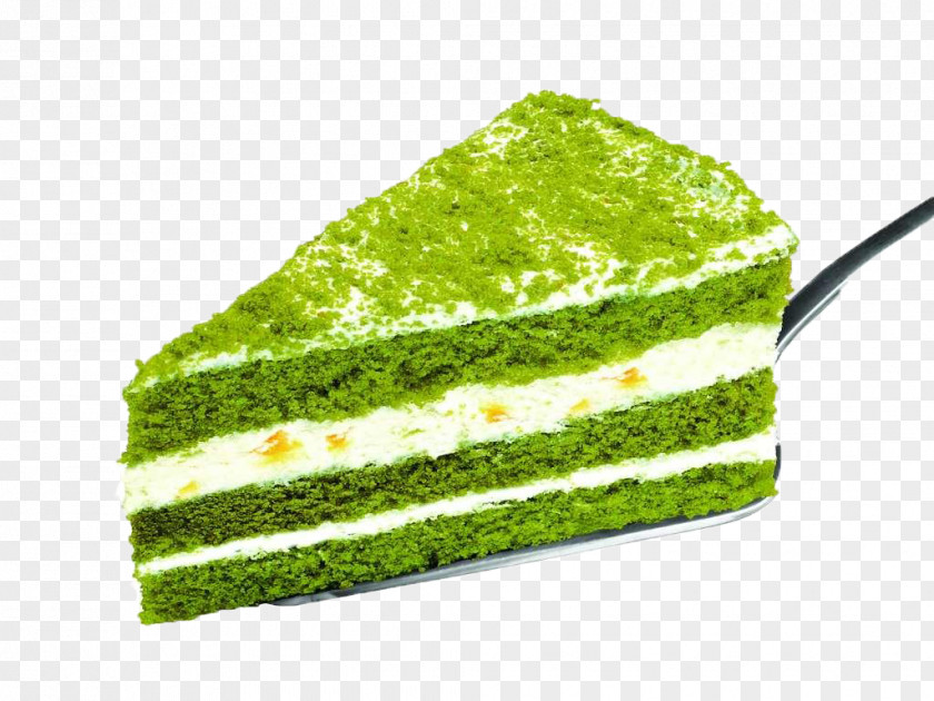 Green Cake Ice Cream Matcha Tea Latte PNG