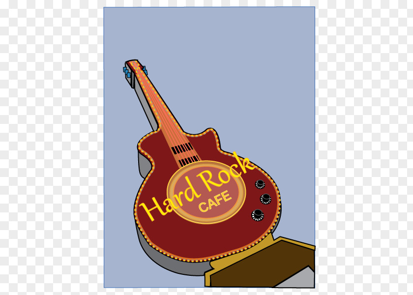Hard Rock Slide Guitar Brand Font PNG