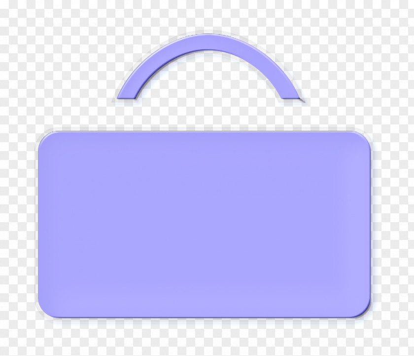 Label Electric Blue Briefcase Icon Case PNG