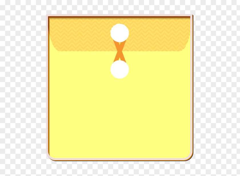 Rectangle Yellow Envelope Icon File Folder PNG