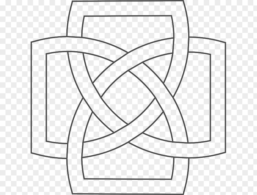 Simple Pattern Celtic Knot Cross Celts PNG