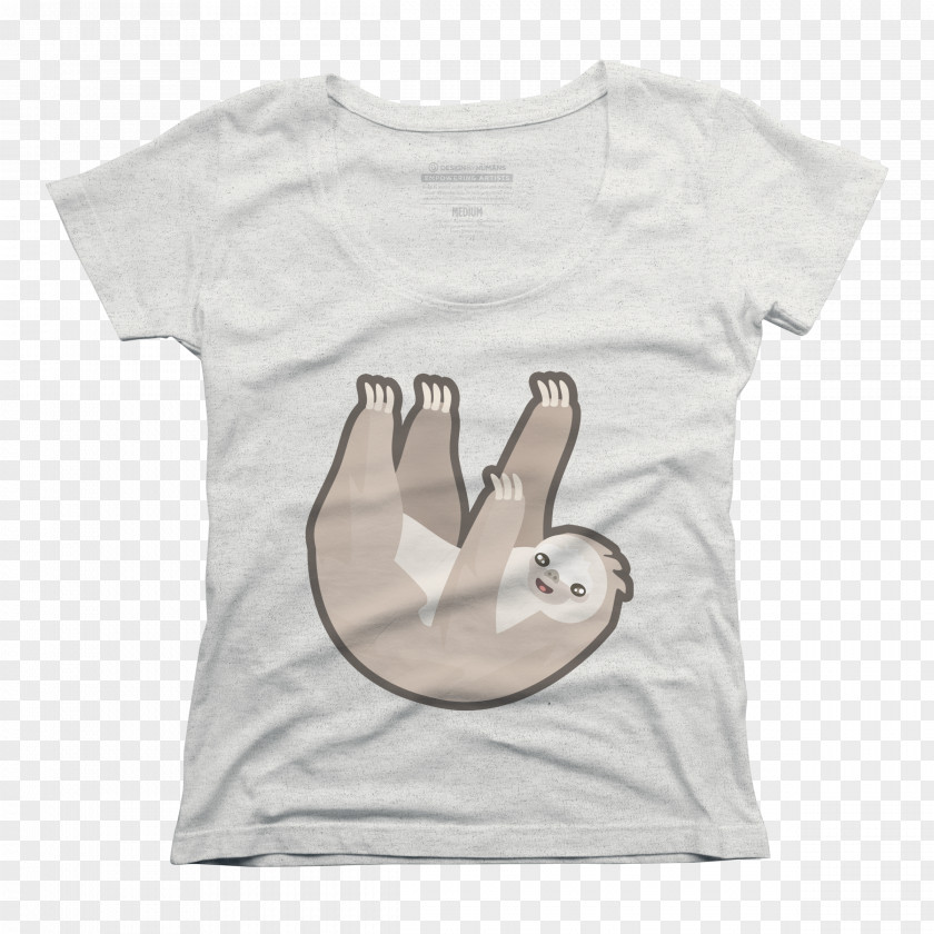 Sloth Hanging T-shirt Hoodie Outerwear Top PNG