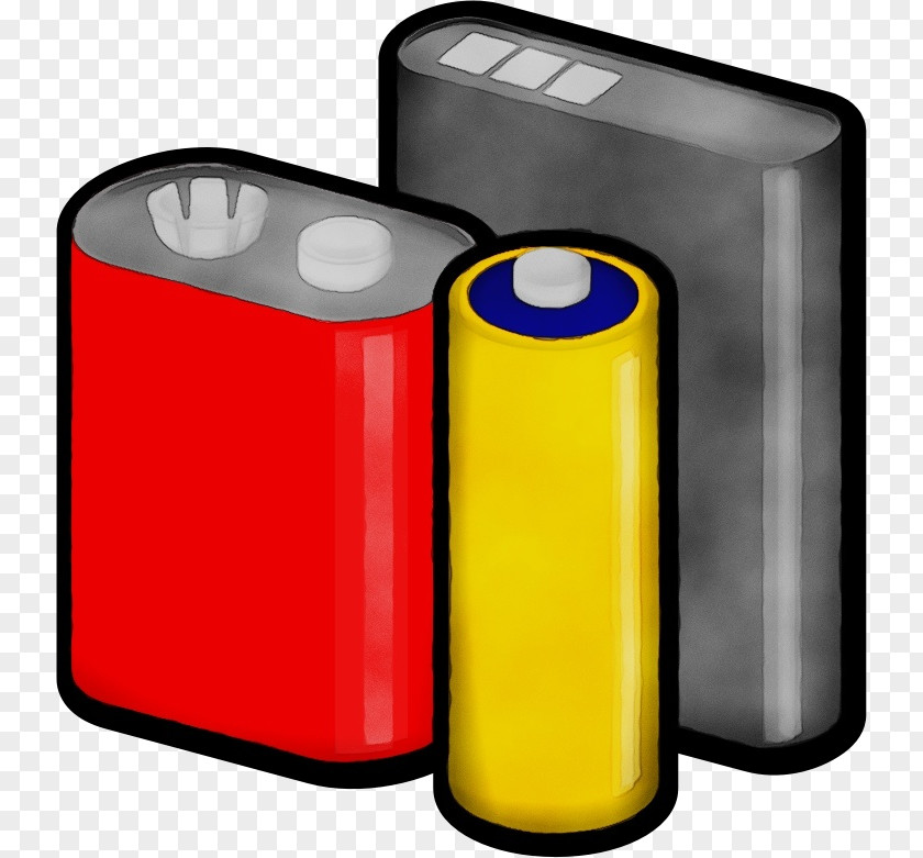 Technology Material Property Yellow Cylinder PNG