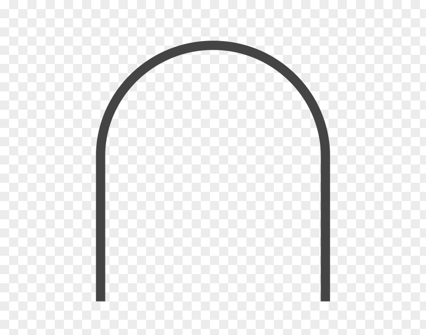 Arched Door Line Angle PNG