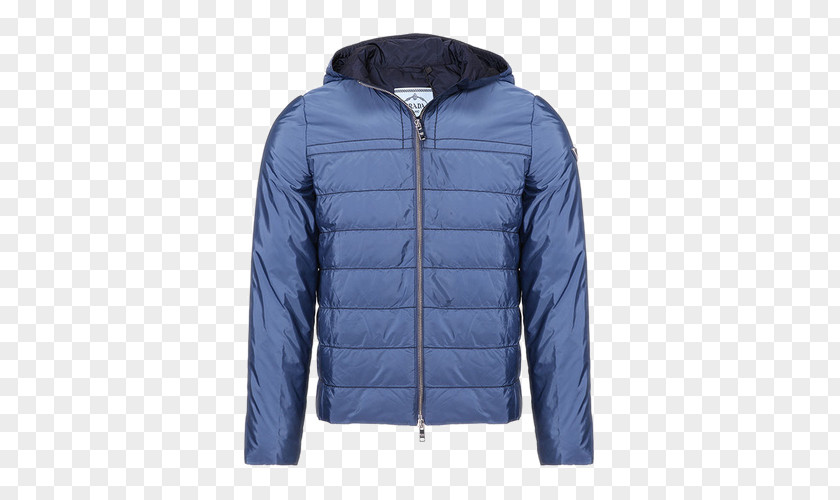 Blue Jacket Down Outerwear Hood PNG