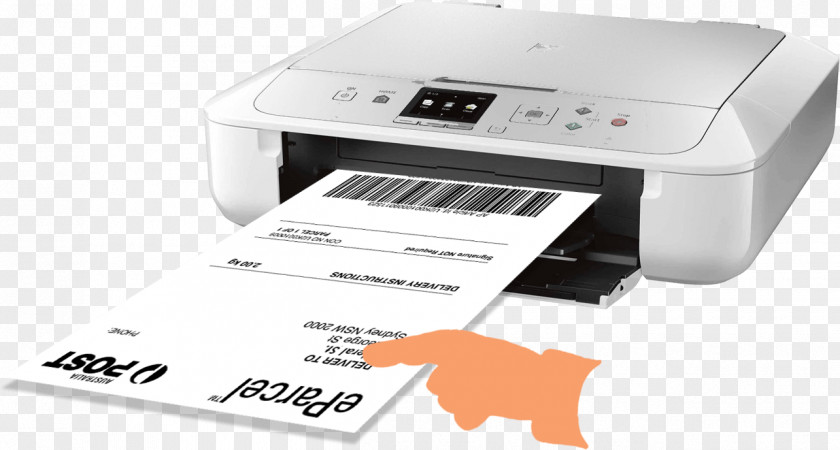 Box Inkjet Printing Paper Label Printer DHL EXPRESS PNG