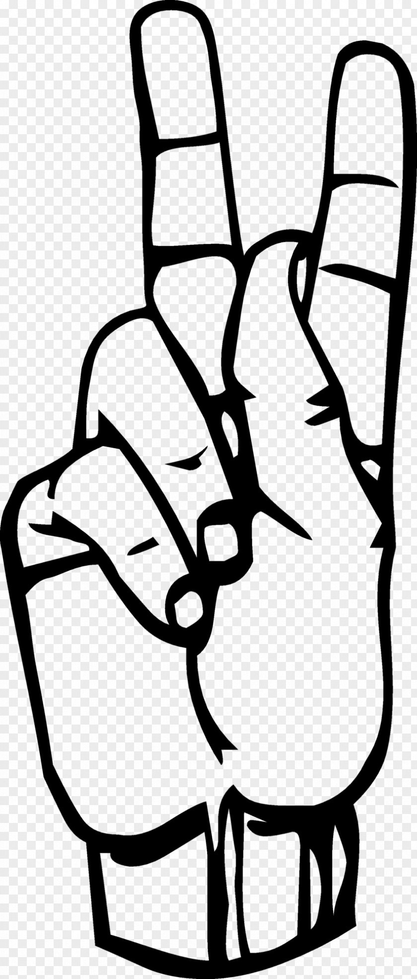 Finger American Sign Language K Fingerspelling PNG