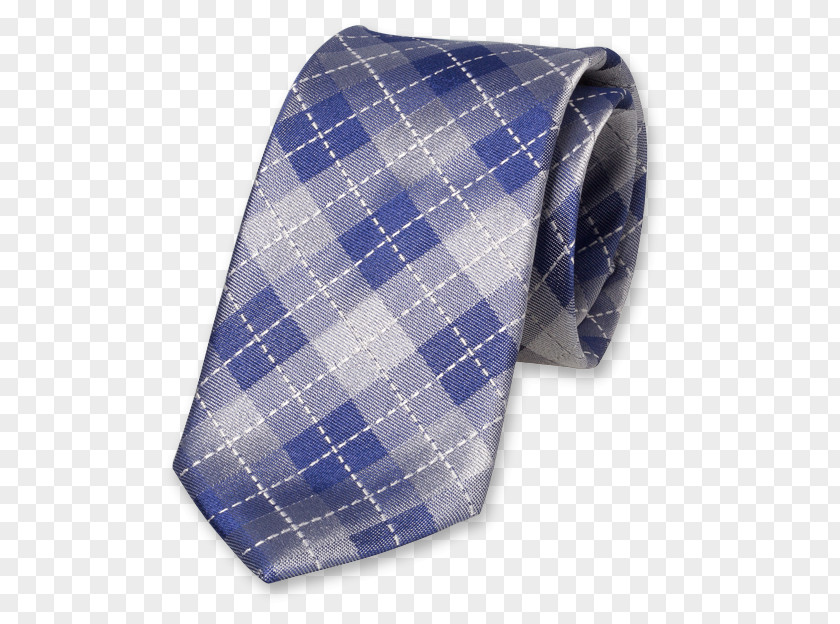 Necktie Blue Silk Klud Tartan Woven Fabric PNG