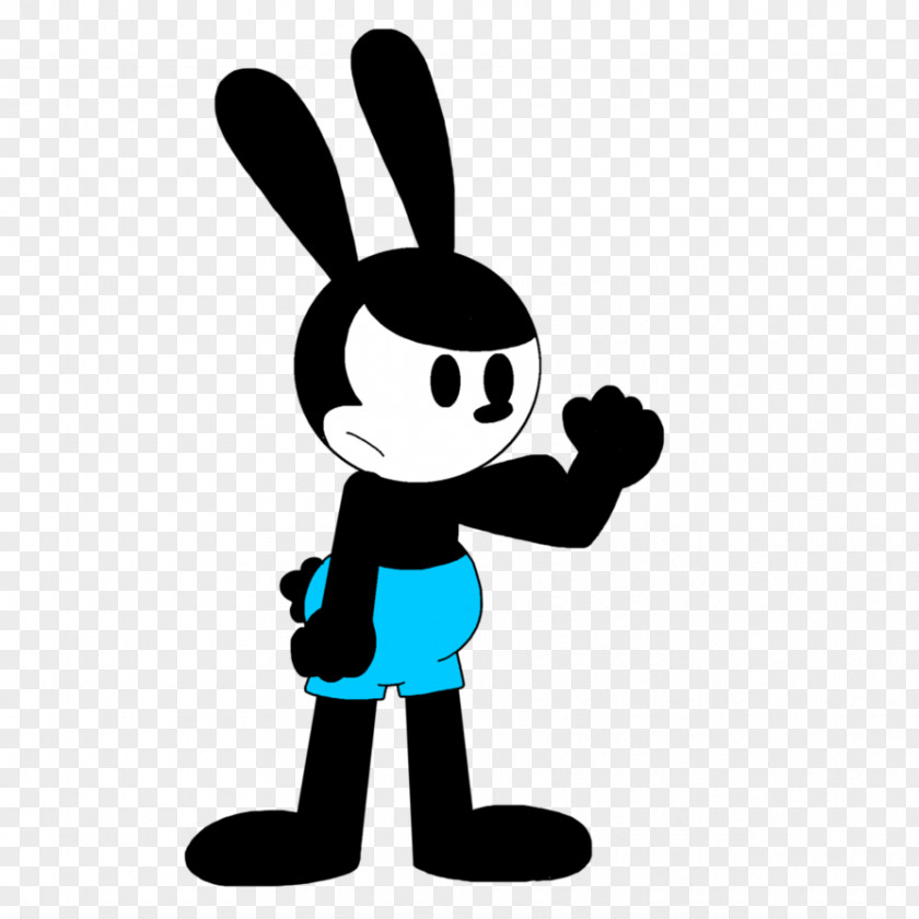 Oswald The Lucky Rabbit Cartoon Vertebrate Silhouette Animal Clip Art PNG