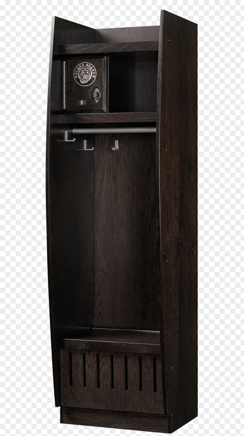 Charcoal Wood Changing Room Locker Safe Sports PNG