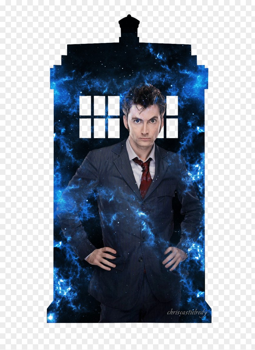 Cosplay Doctor Who Blue Pin Stripes Poster PNG