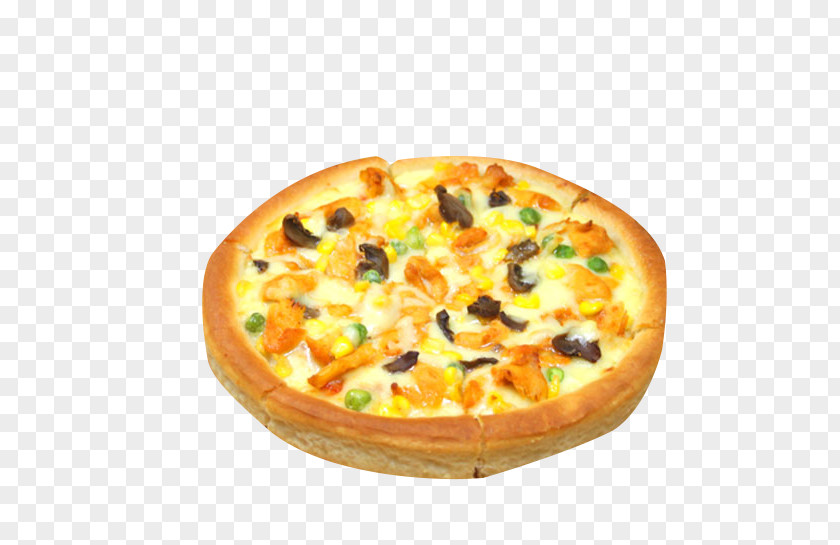 Freshly Baked Pizza Material California-style Sicilian Quiche Vegetarian Cuisine PNG