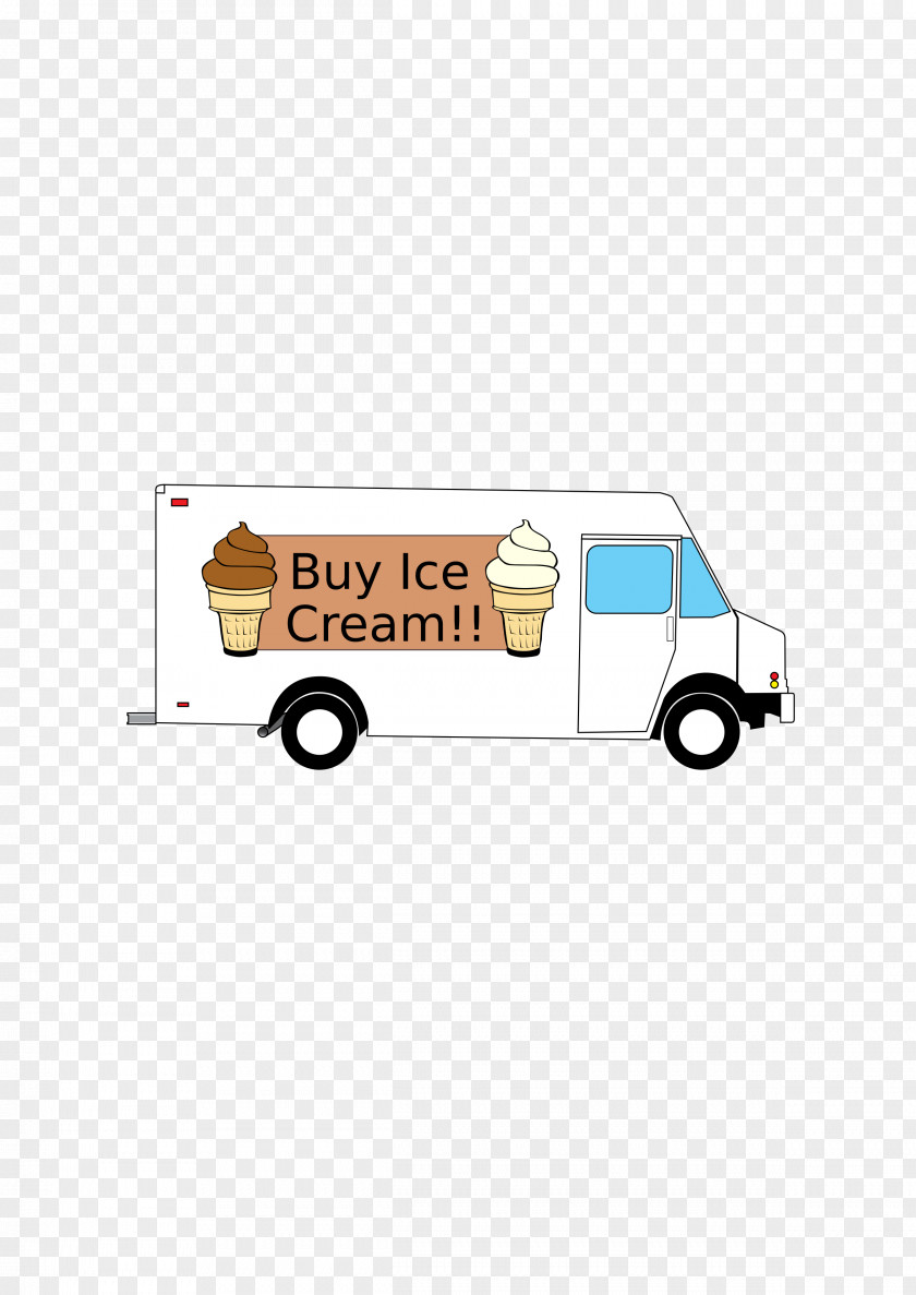 Truck Ice Cream Cones Car Chocolate PNG