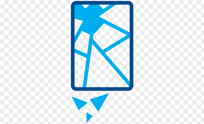 Broken Glass Sign Logo Trademark Symbol PNG