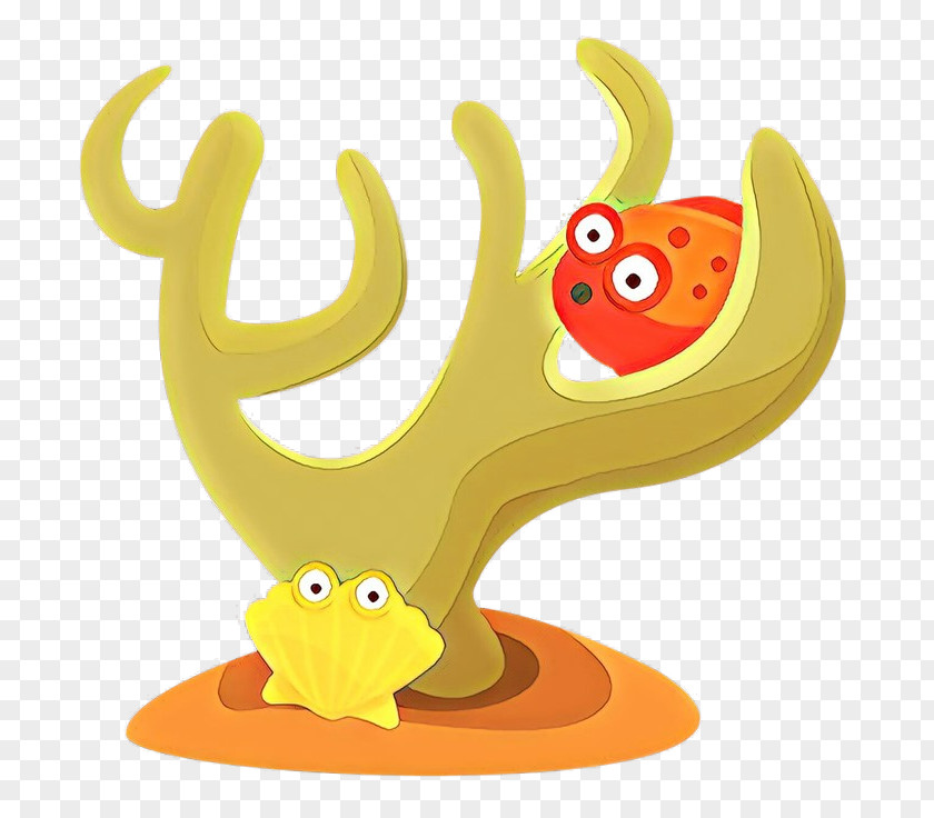 Cartoon Yellow Plant PNG