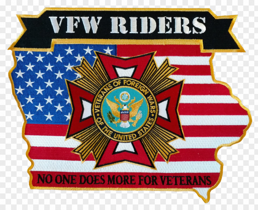 Foreign Motorcycle Ambulance Veterans Of Wars Department Iowa Logo Emblem PNG
