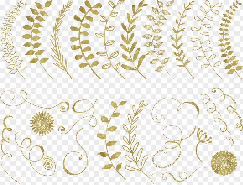 Laurel Wreath Pattern PNG