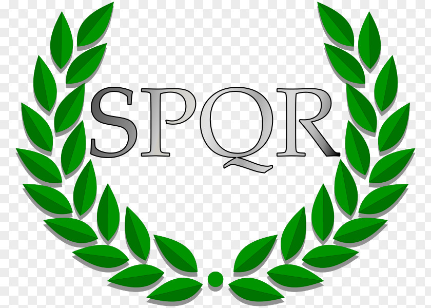 Spqr AutoCAD DXF Laurel Wreath Clip Art PNG