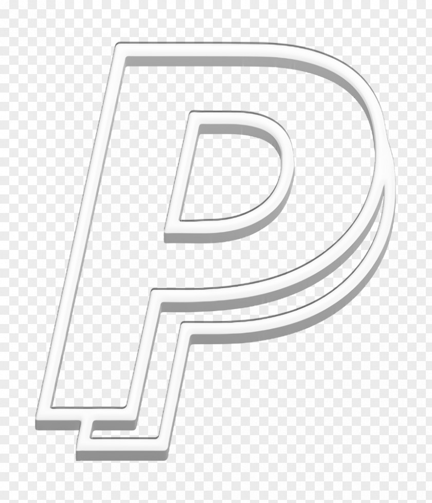 Symbol Blackandwhite Paypal Icon PNG