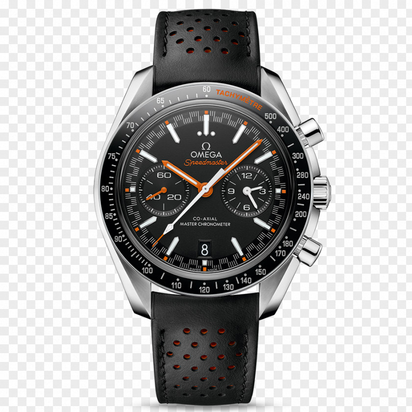 Watch Omega Speedmaster Baselworld OMEGA Men's Racing Co-Axial Chronograph SA Coaxial Escapement PNG