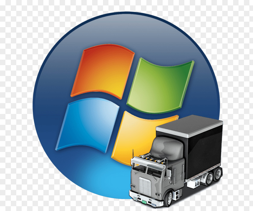 Windows 7 Logo Webdesign Microsoft Service Pack Vista Update PNG