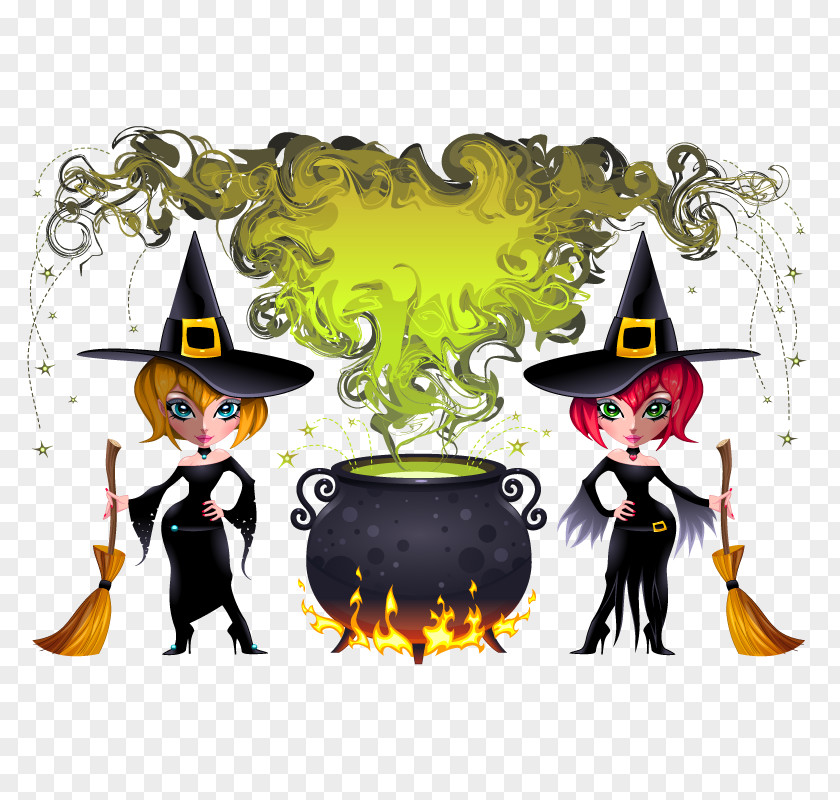 Vector Witch Broom Boszorkxe1ny Clip Art PNG