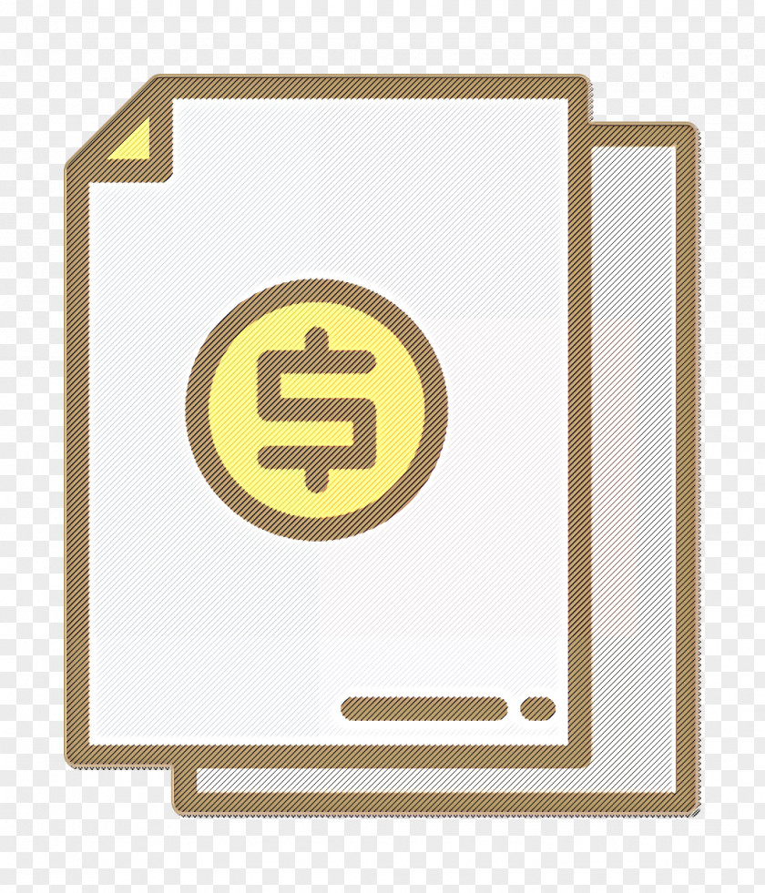 Files And Folders Icon Money Funding Document PNG