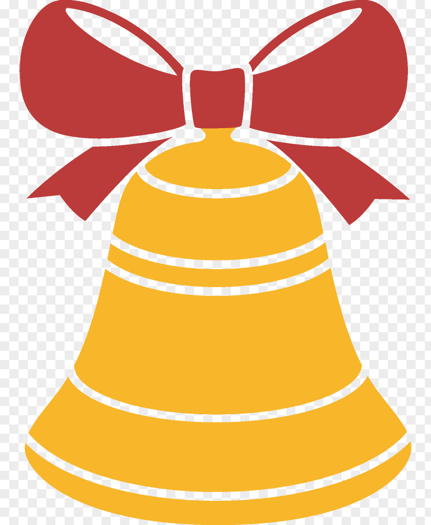 Bell Yellow Jingle Bells Christmas PNG