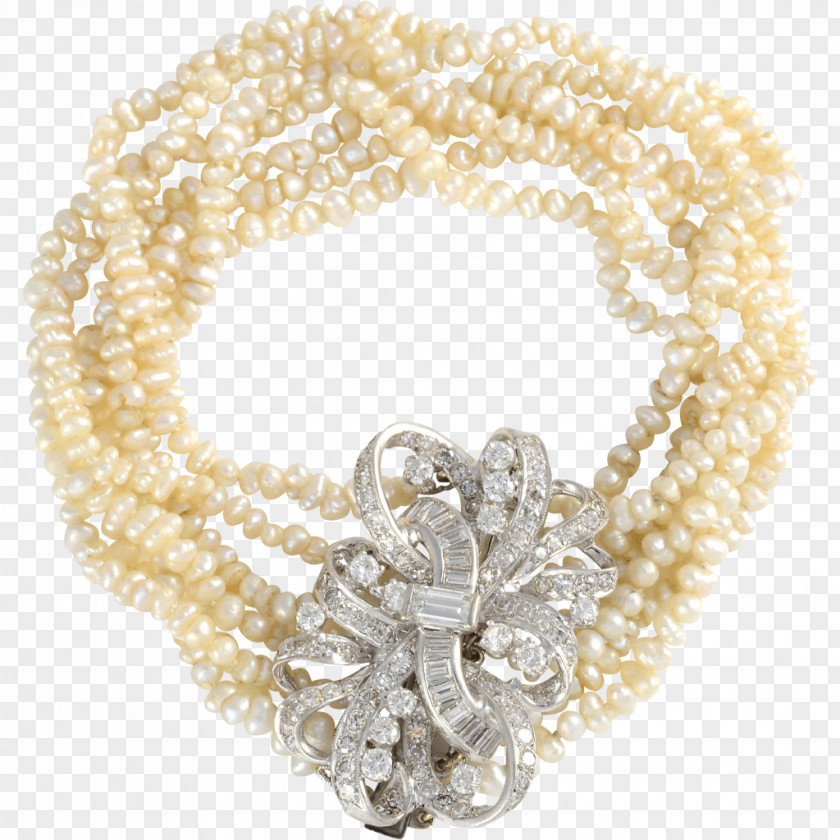 Cultured Pearl Bracelet Necklace Jewellery PNG