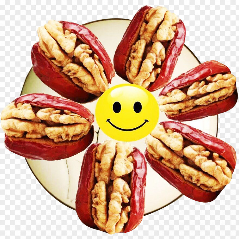 Jujube Plus Walnut Picture Material Junk Food Hot Dog PNG