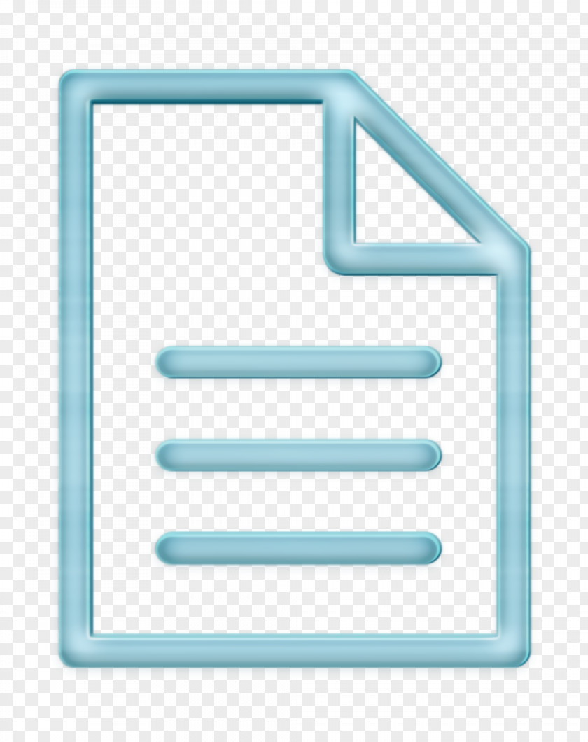 Rectangle Aqua Archive Icon Doc Document PNG