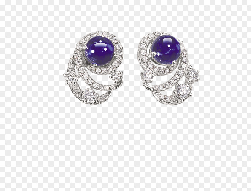 Sapphire Earring Amethyst Silver Jewellery PNG