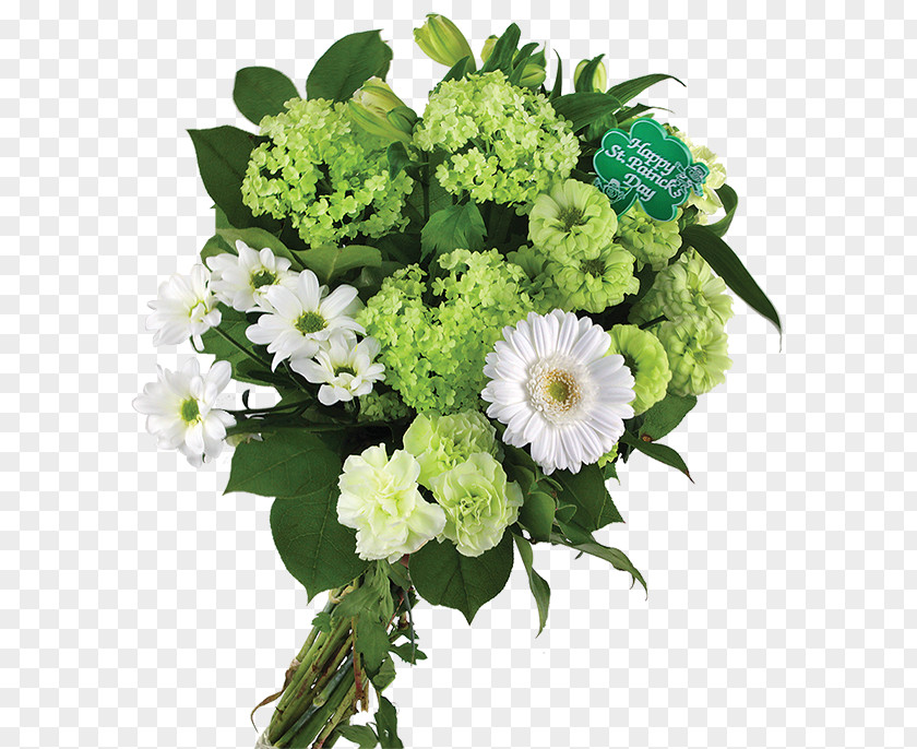St Patrick's Day Flower Bouquet Saint Patrick's Cut Flowers Floral Design PNG
