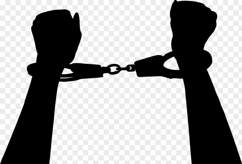 Crime Handcuffs Arrest Silhouette Clip Art PNG