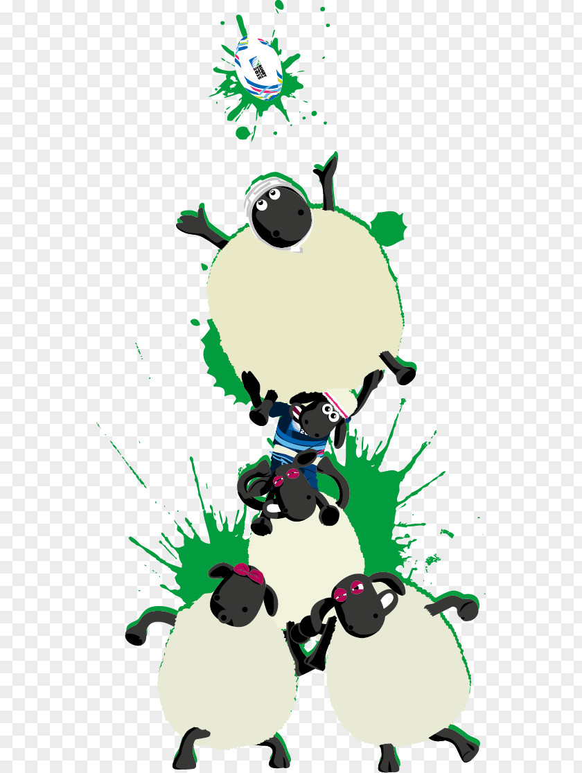 Green Shaun The Sheep Cartoon PNG