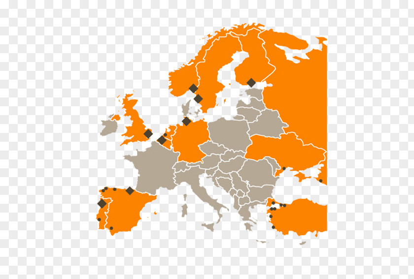 Map European Union Vector PNG