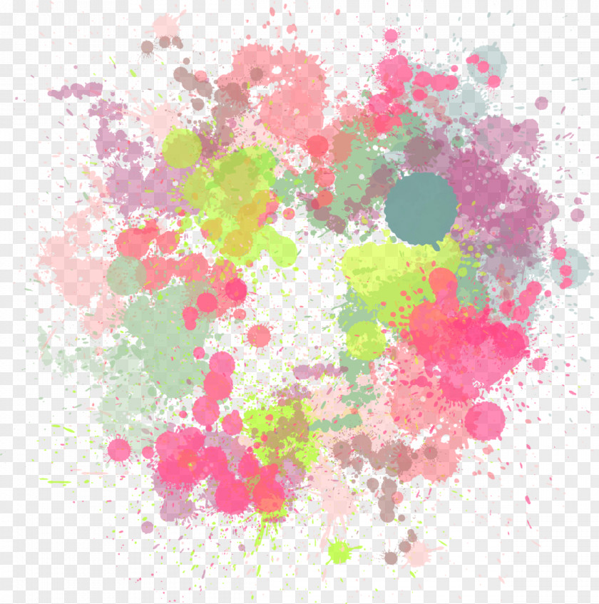 Visual Arts Magenta Green Pink Pattern Watercolor Paint PNG