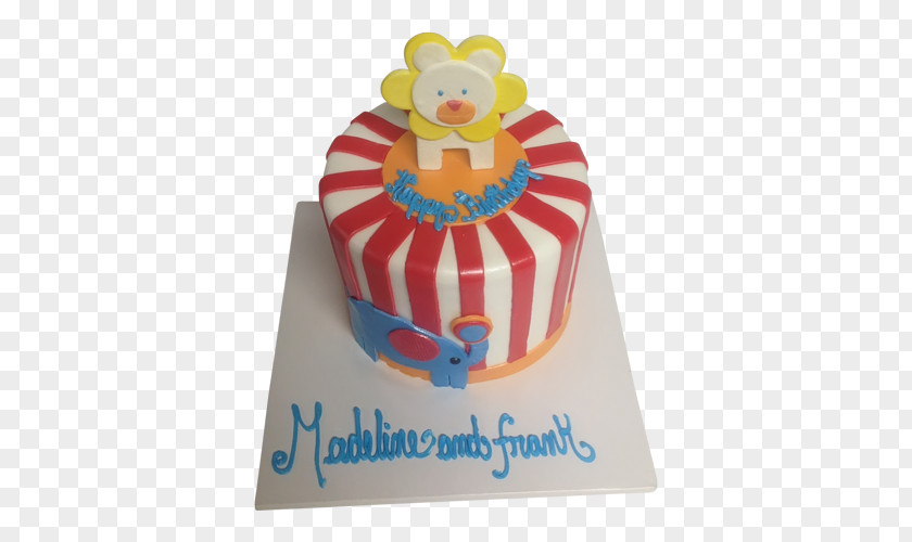 Carnival Theme Birthday Cake Sugar Torte Decorating PNG