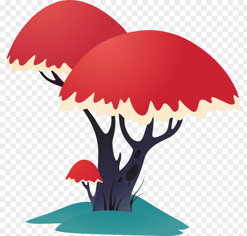 Cartoon Trees Clip Art Image Openclipart Tree PNG