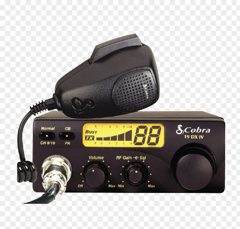 Cb Radio Citizens Band Cobra 19 DX IV DXing Frequency PNG