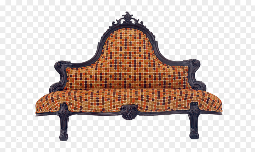 High-end Sofa Furniture Teak Chair Art Deco Antique PNG
