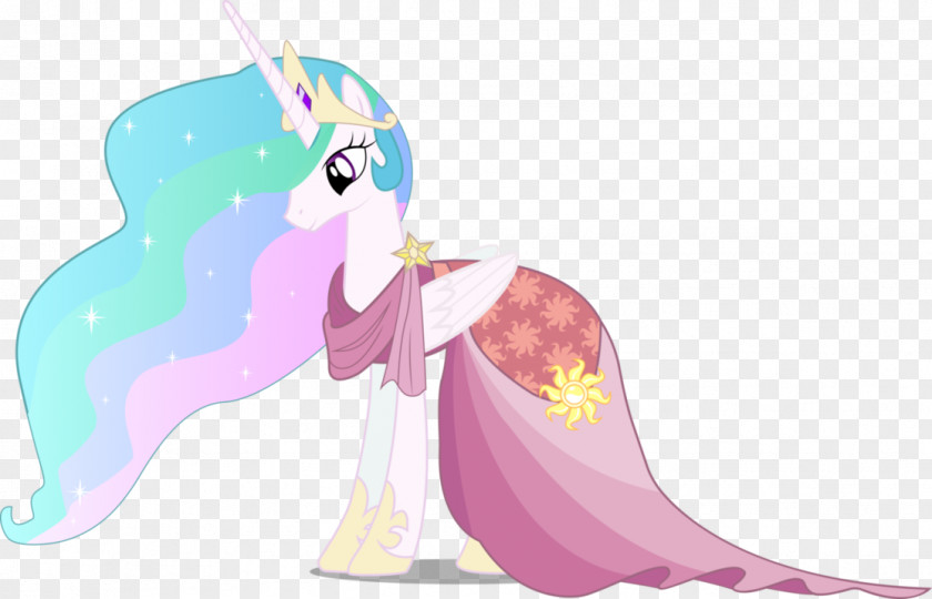 Little Princess Celestia Luna Pony Dress Twilight Sparkle PNG